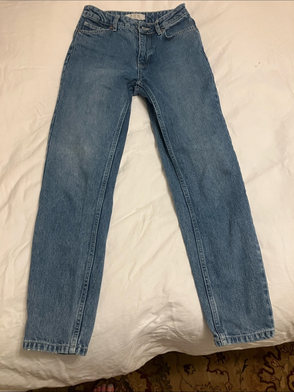 We The Free Slim Straight Jeans in Medium Blue Wash